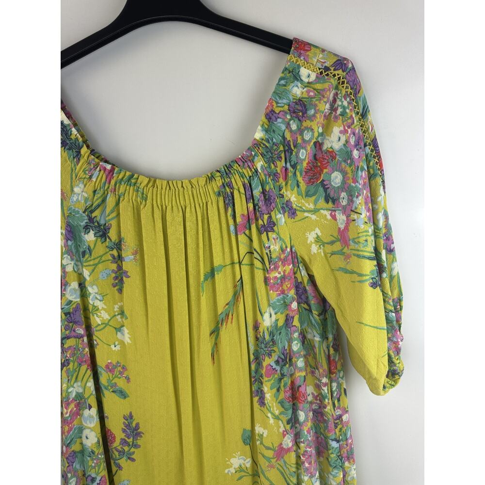 by Anthropologie Eliora Off the shoulder Floral Maxi Dress Small *Missing Belt - Picture 4 of 14